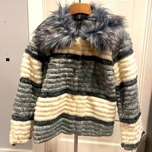 Prodotto made in Italy faux fur jacket size xs